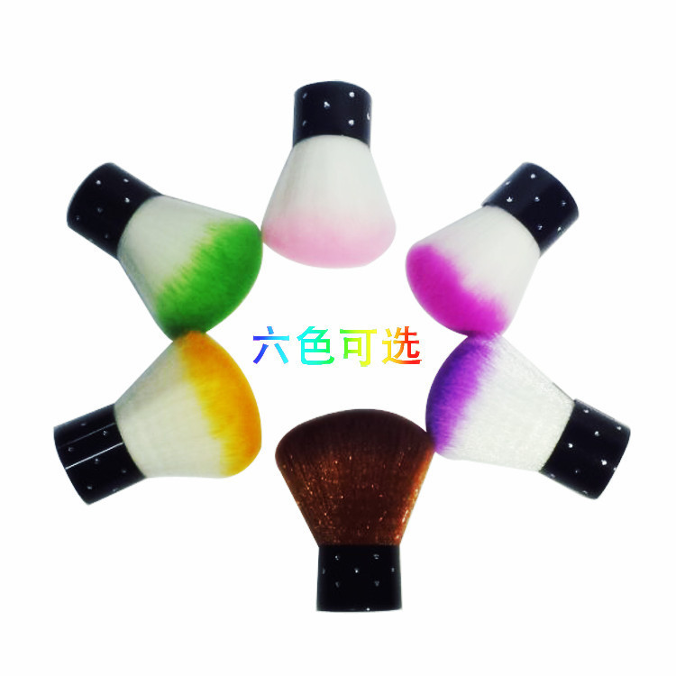 Small wholesale new nail tools nail brush dust cleaning brush powder brush blush brush mushroom brush nail brush