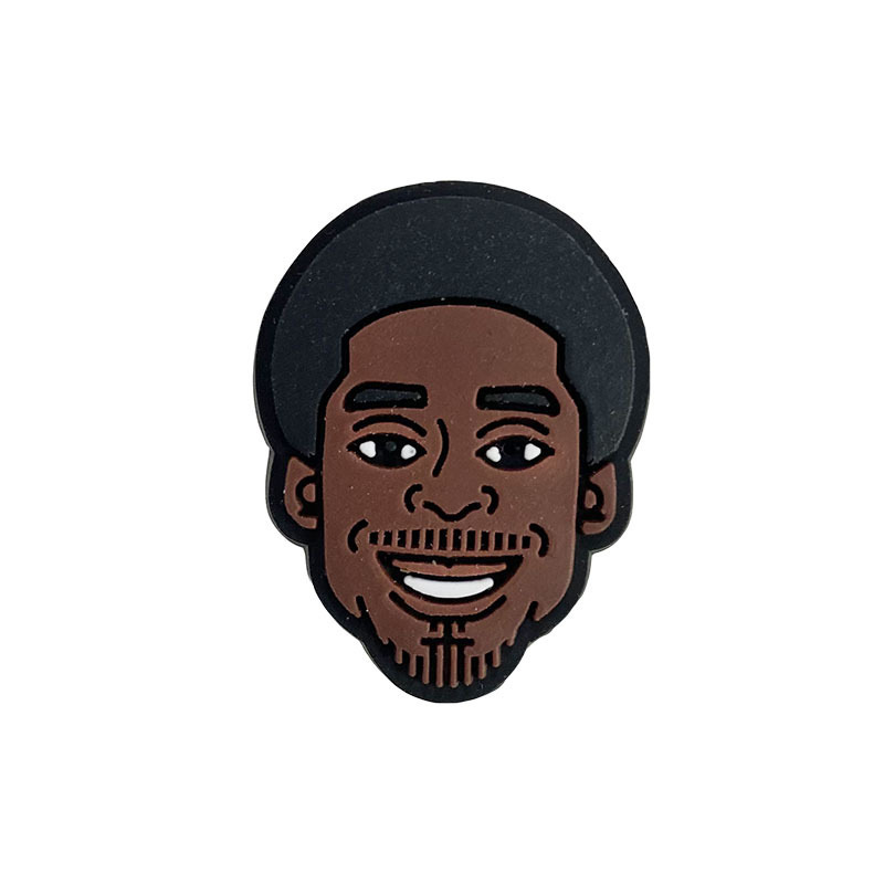 Cross-Border Factory Shoe Flowers Customized Clogs Shoe Flower Shoe Accessories Casual Shoes Shoe Buckles Pvc Soft Rubber Accessories Customized