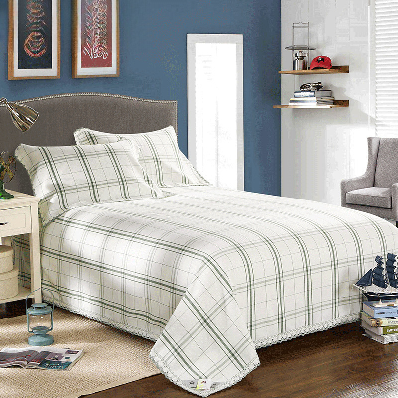 Linen Mat Three-Piece Set Single Double-Sided Folding Linen Mat Double Baby Non-Ice Silk Mat