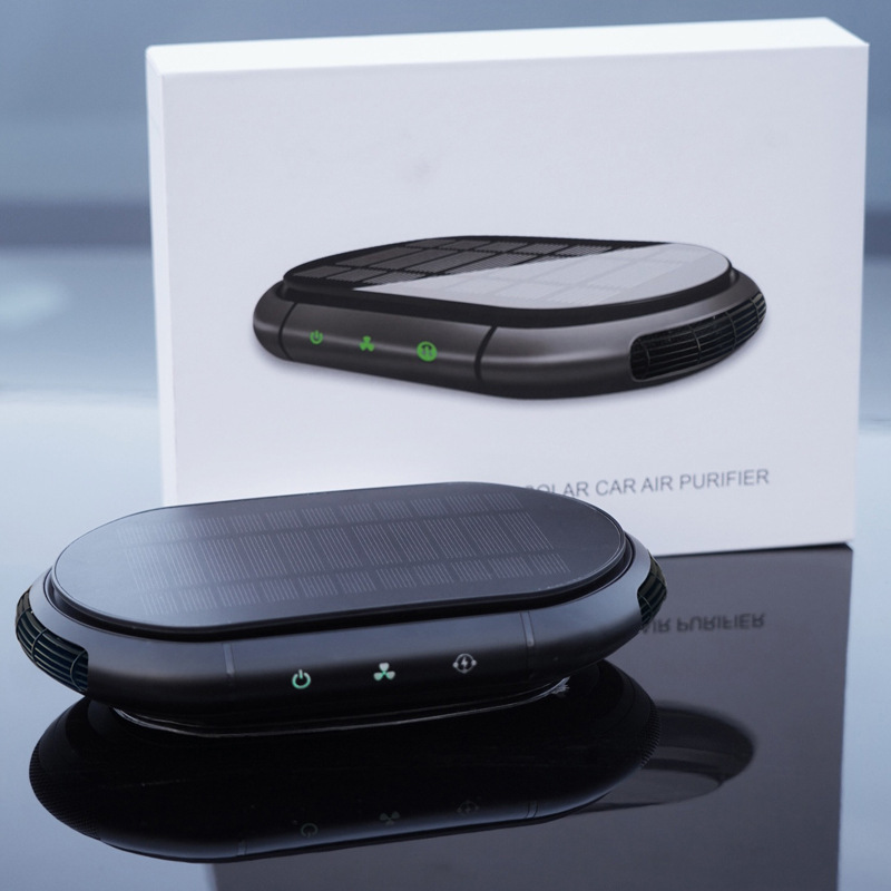 K16 car air purifier car oxygen bar new car odor removal formaldehyde fresh air small solar energy