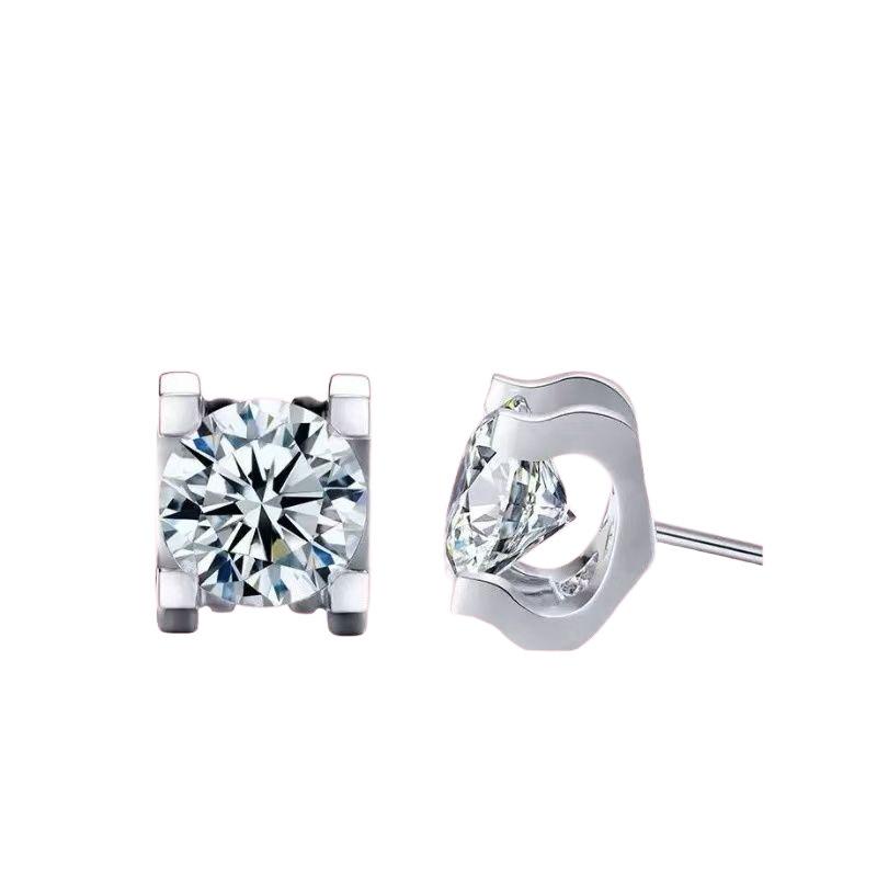 Igi Cultured Diamond Earrings Artificial Diamond Artificial Diamond Earrings Knot Engagement Gift