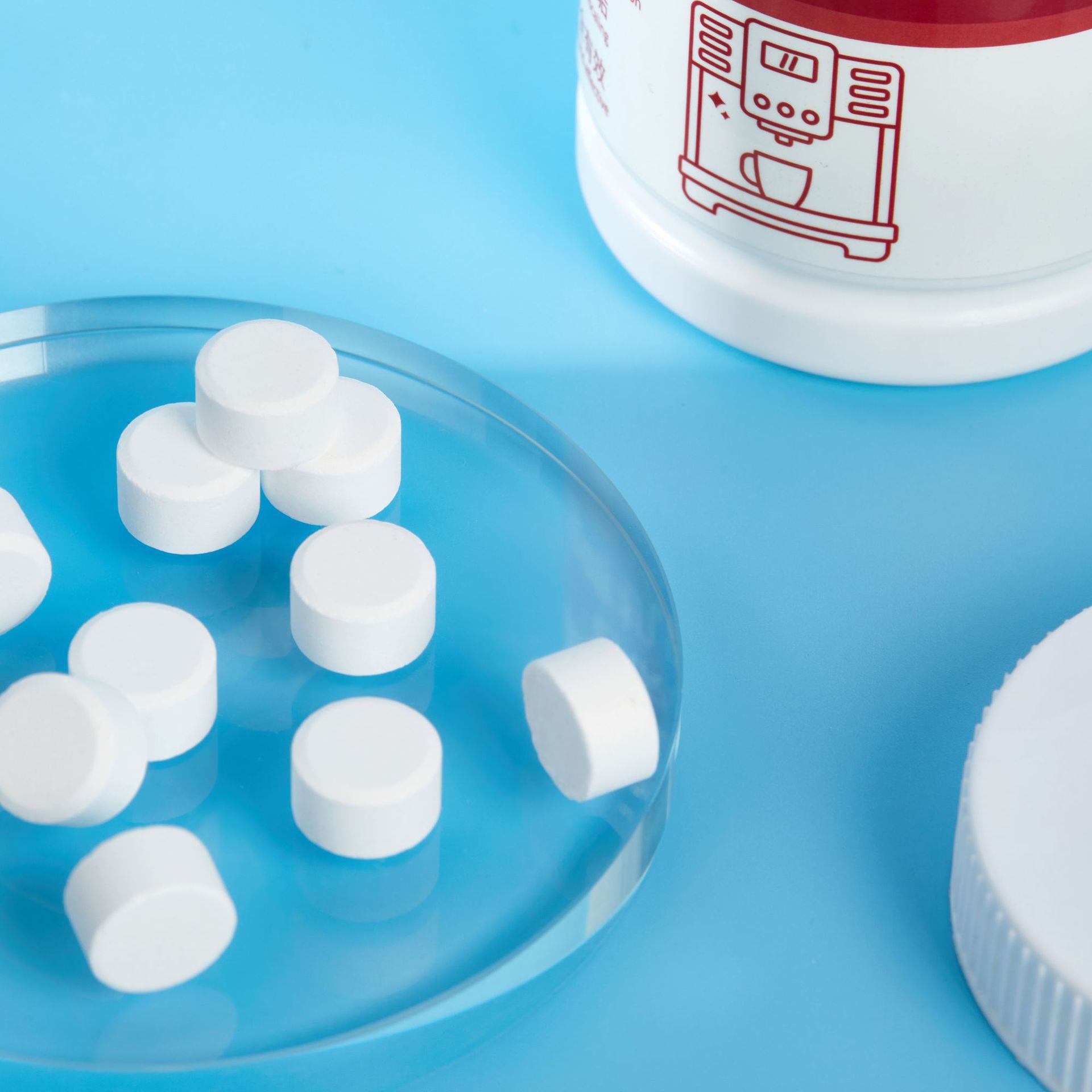 Шипучая таблетка для очистки автоматических кофемашин, специальная таблетка для чистки эспрессо, 2г