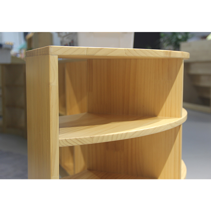 Kindergarten Curved Area Cabinet Area Corner Corner Cabinet 45 Degree 90 Degree Solid Wood Corner Cabinet