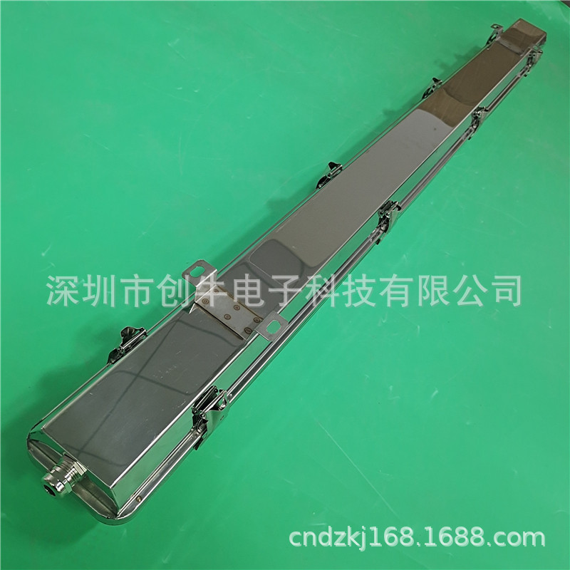 LED tunnel lamp shell 1.2 m t8 single tube stainless steel Three-proof lamp subway section bracket lamp large quantity and excellent price