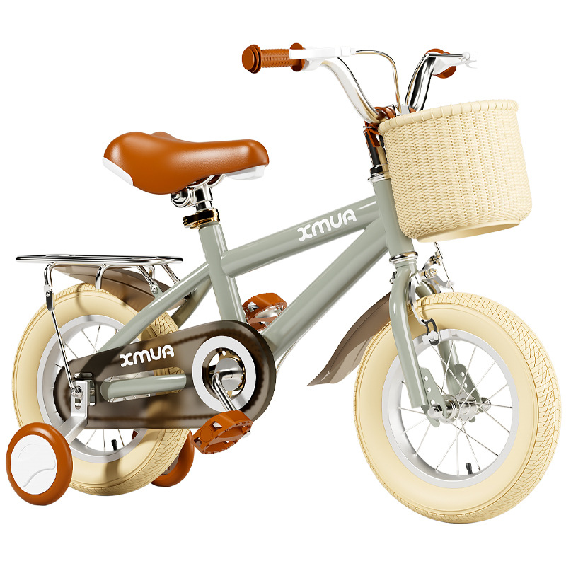 Children's Bicycle Boy 2-3-6-7-10 Years Old Baby Girl Bicycle Kids British Retro Kidsren's Bicycle