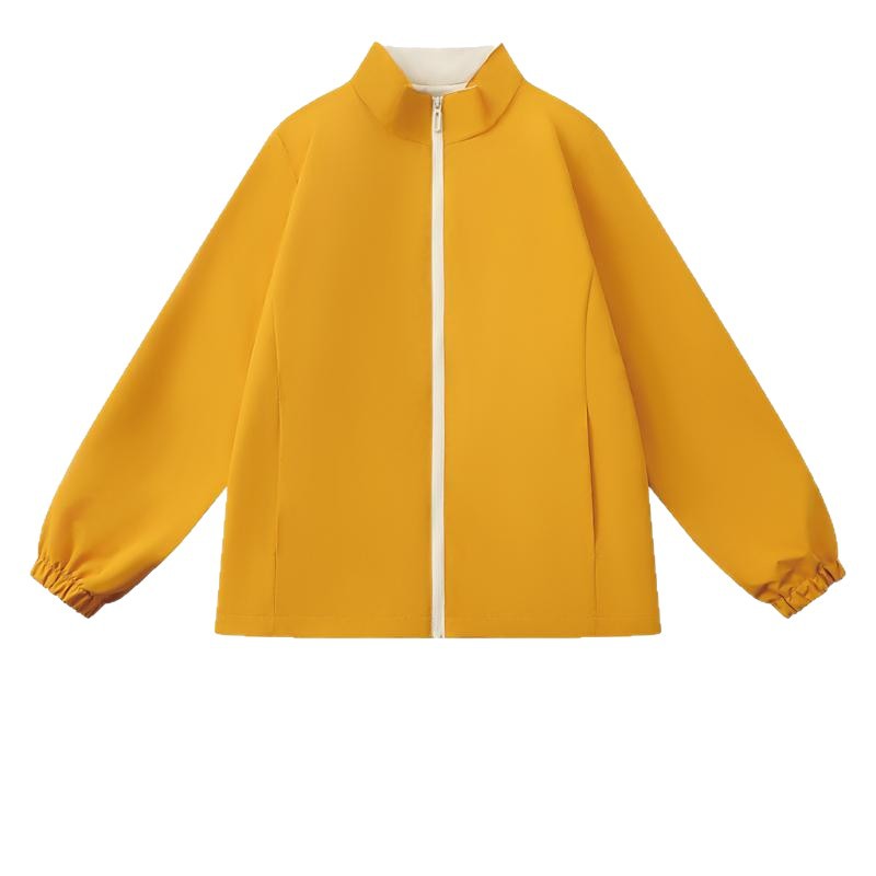 Contrast Color Thin Stand-Up Collar Hooded Windbreaker Sleeveless Vest Printed Logo Work Clothes Group Clothing Embroidered Jacket Customization