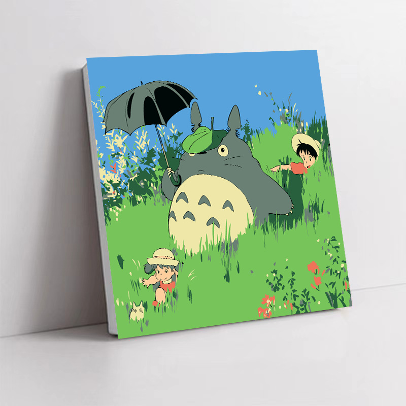 20*20 wholesale children's diy digital oil painting filled with acrylic explosions coloring cartoon animation coloring painting hand painting