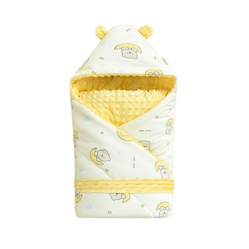 Baby Blanket Quilt Single Spring, Autumn and Winter Baby Beanie Velvet Quilt Soft and Warm Baby Delivery Room Cotton Quilt