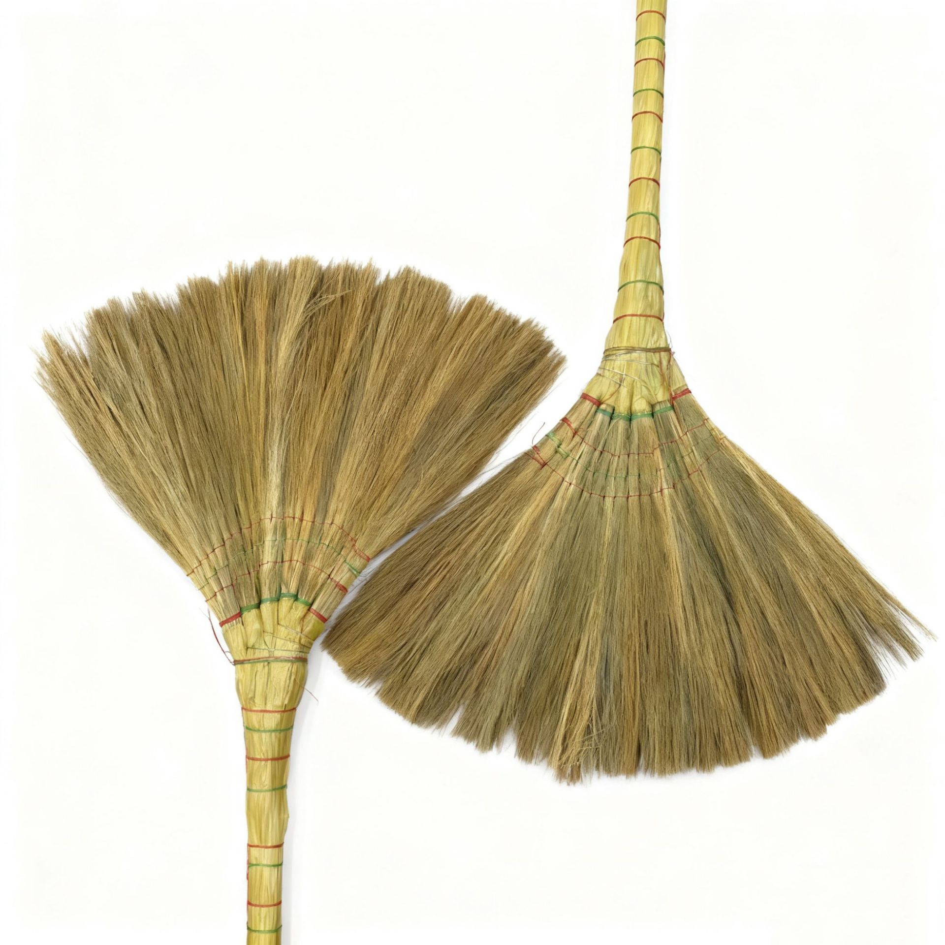 Factory Direct Sales Phoenix Grass Broom Household Broom Cleaning Floor Broom Natural Hand-Woven Broom Floor Broom