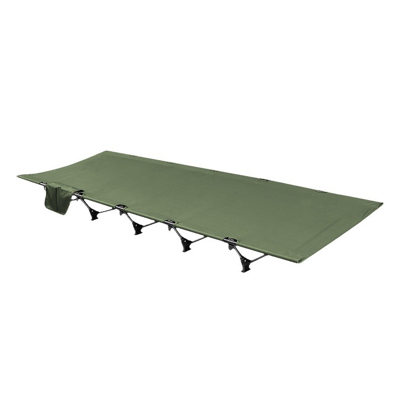 Compass Outdoor Folding Camp Bed Convenient Aluminum Alloy Camping Bed Simple Widened Bed Lunch Break Sheets Single Accompanying