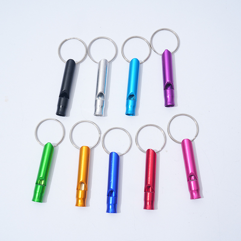 Outdoor Survival Whistle Life-saving Whistle Key Ring Travel Camping Survival Whistle Pet Training Whistle Whistle