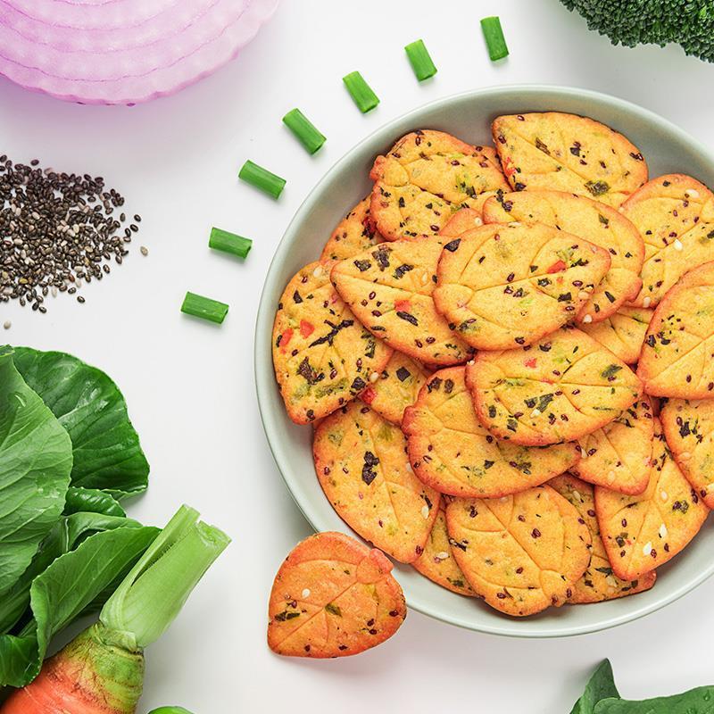 Official flag genuine goods deer Blue Blue Magic Rainbow biscuit milk vegetable fruit molar biscuit children snack brand