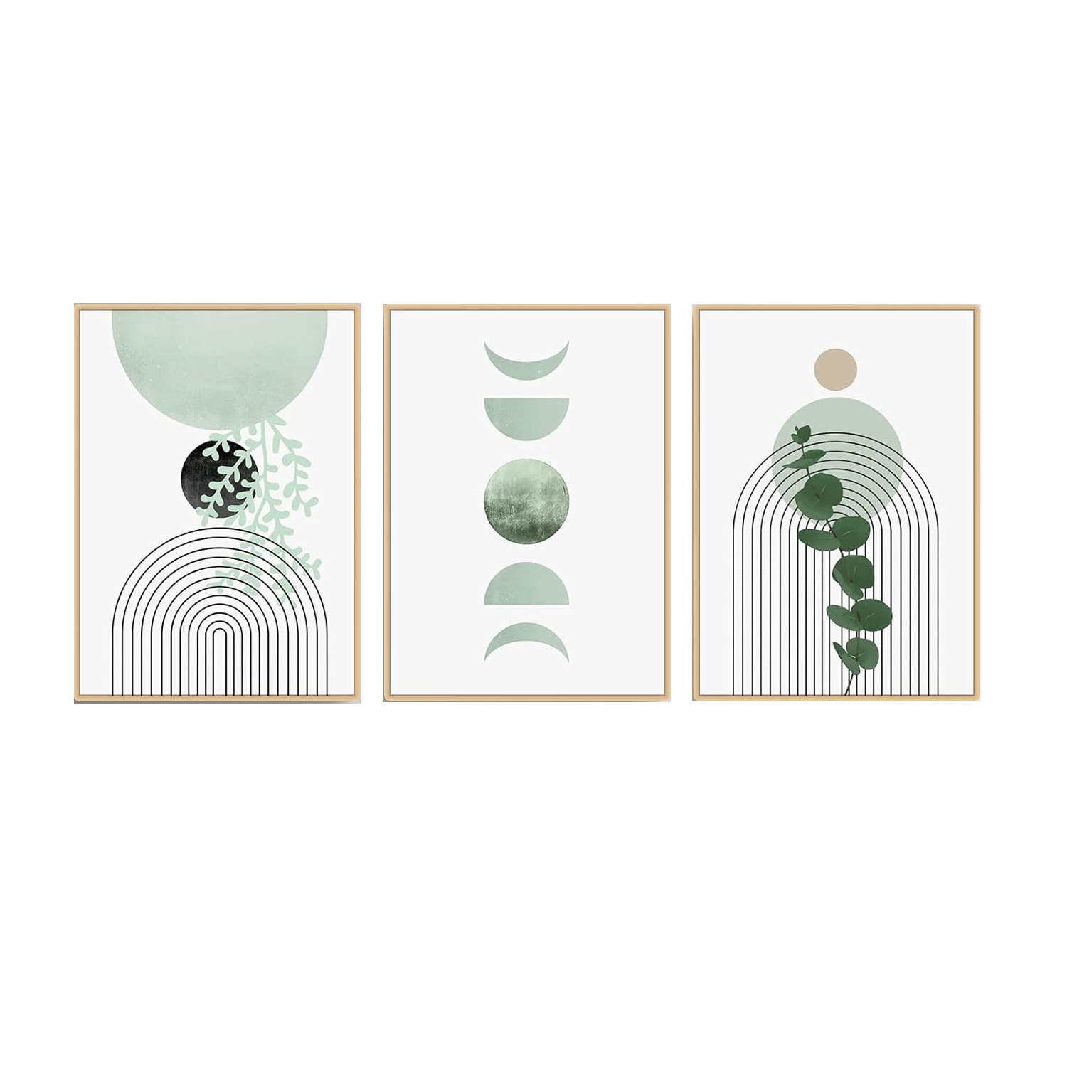 Scandinavian Travel Scenery Canvas Painting Hanging Painting Living Room Bedroom Mural High-Definition Inkjet Decorative Painting Core