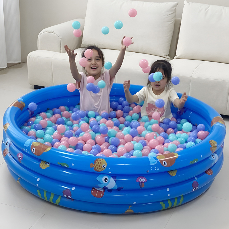 Children's Inflatable Ocean Ball Pool, Home Baby Paddling Pool, Children's Fishing Pool, Baby Swimming Pool, Toy Pet Pool