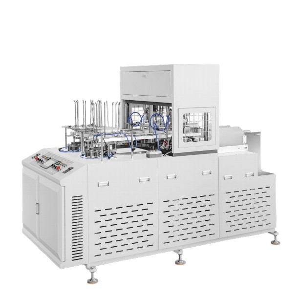 Bks-700 Automatic Double Station Octagonal Paper Box Three-Dimensional Automatic Forming Machine Thermoforming Food Container Box Making