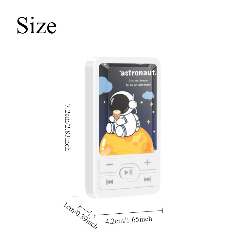 Student-Specific Music Listening Device, Walkman, Mini Portable Sports Music Player Mp3 for High School Students, Boys and Girls