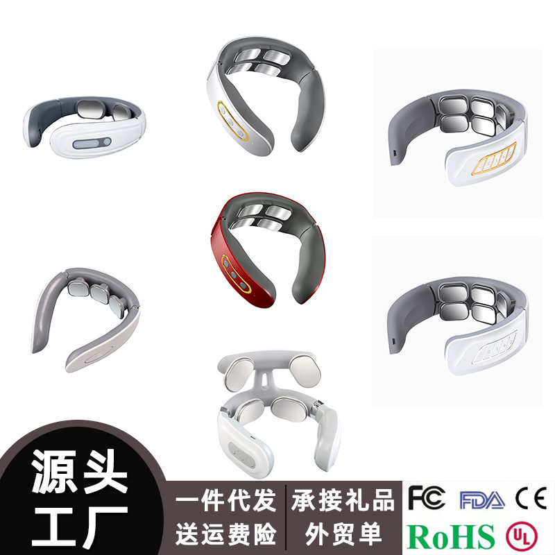 Кросс-граница фабрика для массажного устройства шейного отдела позвоночника зарядное устройство шейного устройства массажер для плеч и шеи защитное устройство для шеи