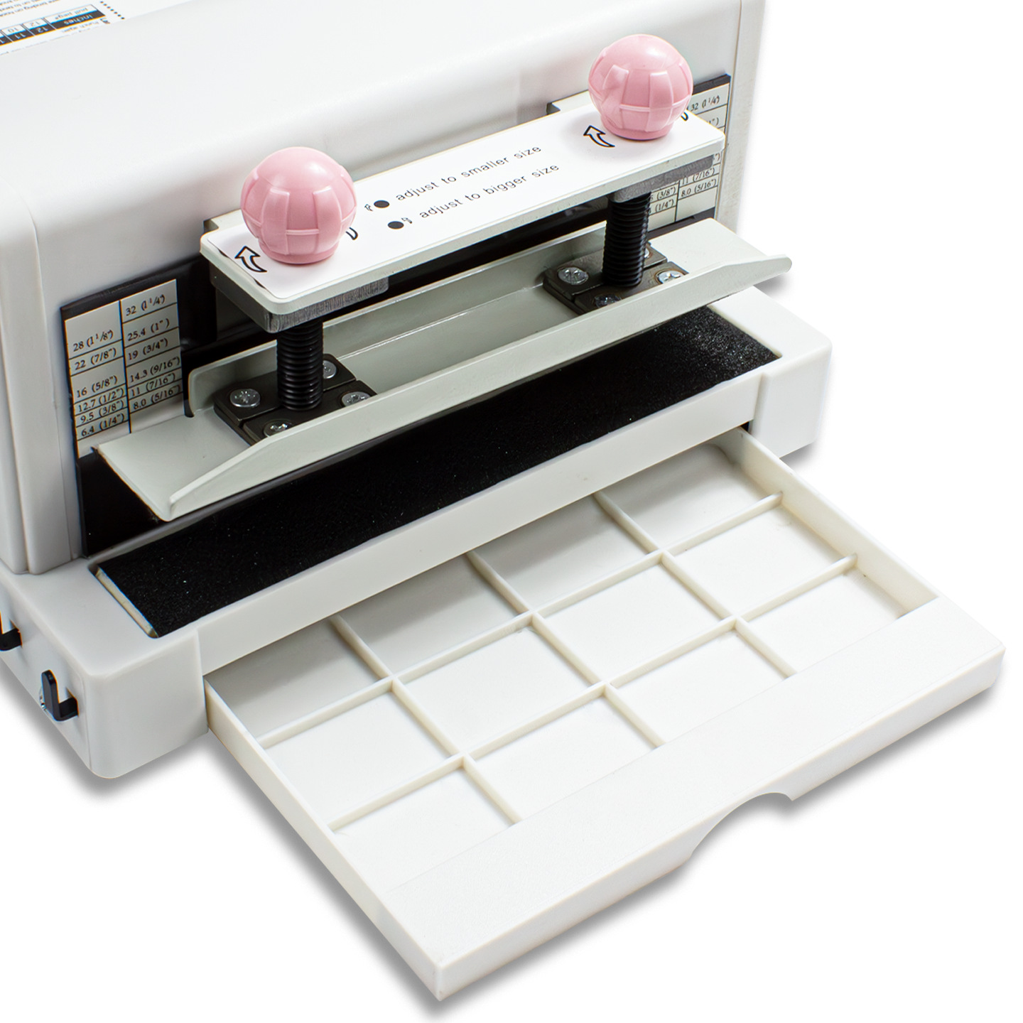 12-Hole Mini Iron Ring Binding Machine Loose-Leaf Puncher Multifunctional Binding Puncher Binding Machine Puncher