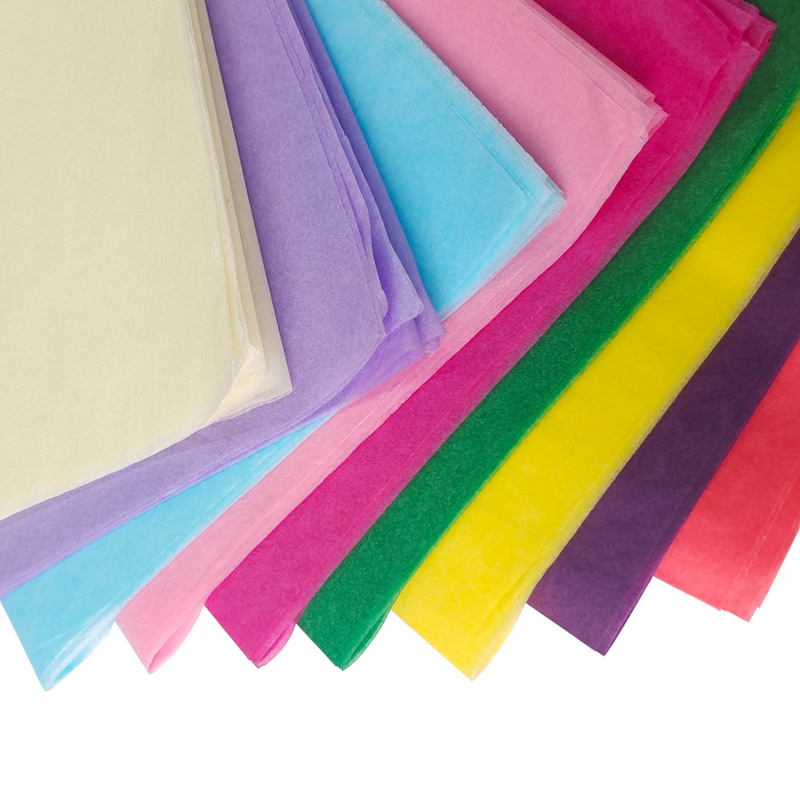 Factory Sales 17g Colorful Double Copy Paper Thin Page Paper Packaging Shaped Lining Anti-Collision and Moisture-Proof Colorful Double Copy Sydney Paper