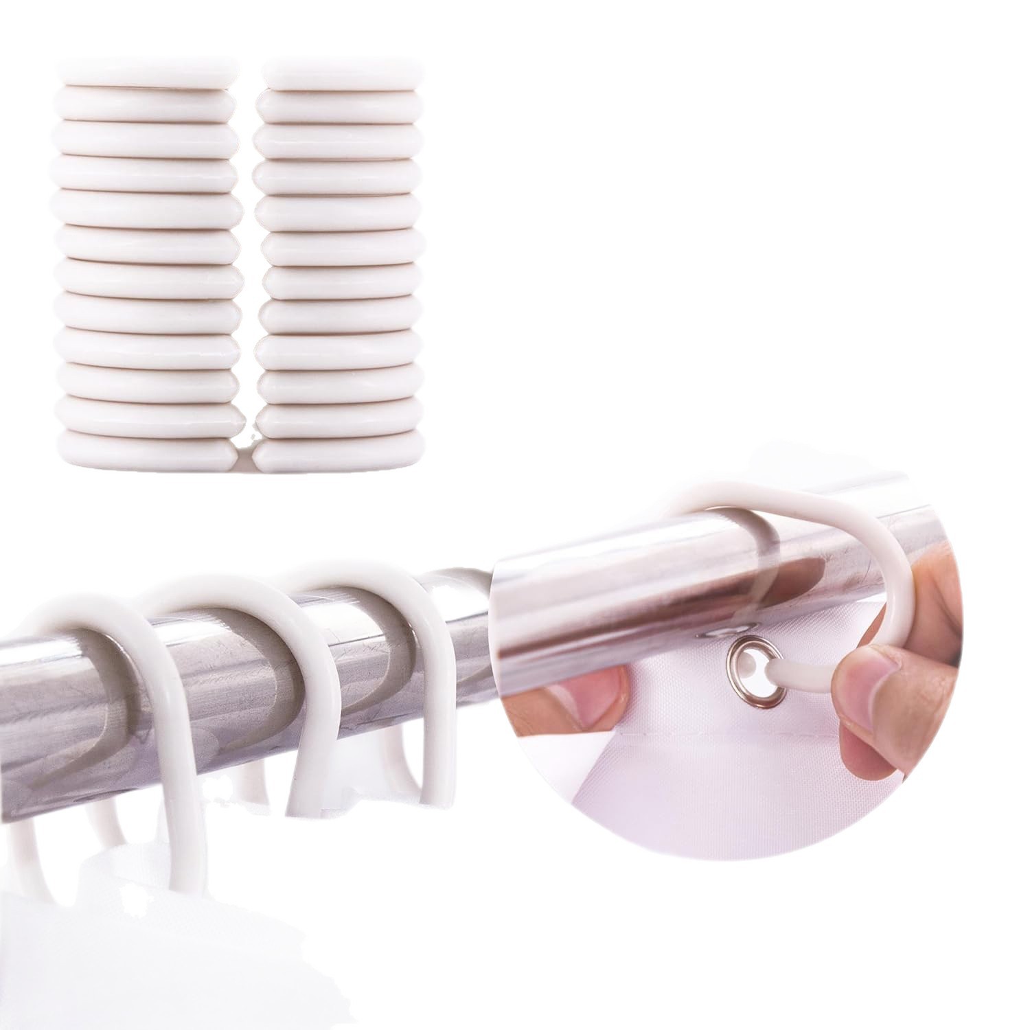 Cross-Border Direct Supply 3D Digital Spring Floral Shower Curtain Polyester Waterproof and Mildew-Proof Shower Bathroom Partition Curtain