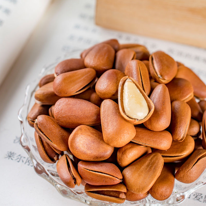 New Hand-Peeled Pine Nuts in Cans 500g 250g Open Northeast Red Pine Nuts Original Nut Specialty Bagged