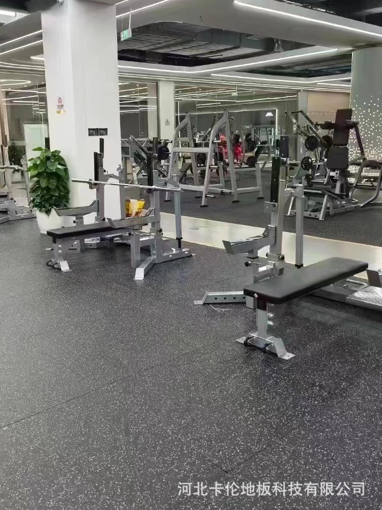 Gym Equipment Strength Zone Ground Rubber Barbell Dumbbell Treadmill Household Shock Absorption Indoor Sound Insulation Rubber Floor Mat