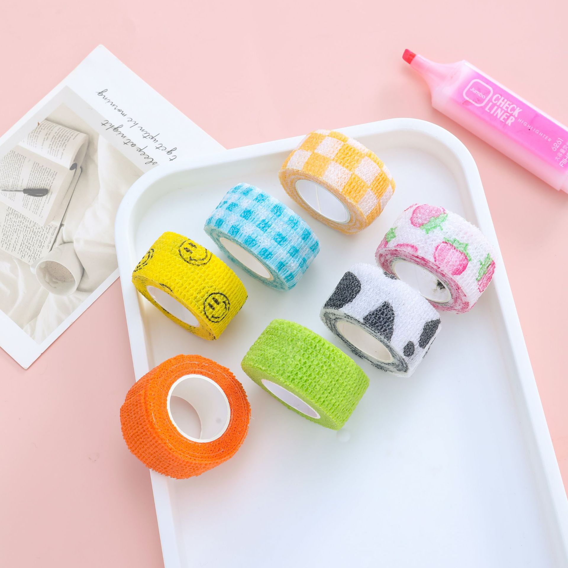 Finger Bandage Wholesale Writing Self-adhesive Bandage Finger Bandage Non-woven Elastic Bandage Finger Tape