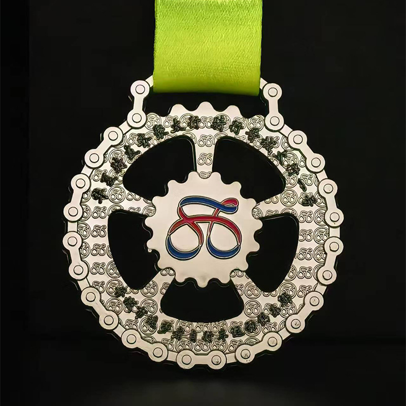 Medal Customization Sports Meeting Competition Honorary Event Corporate Award Gold Silver Bronze Sticker Creative Personalized Metal Medal