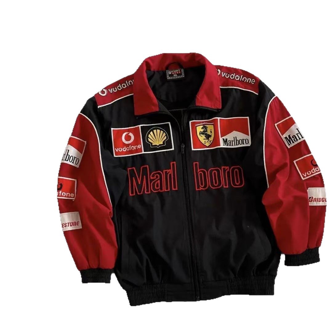 F1 Embroidered Racing Suit New Custom American-Style Cycling Suit Flight Jacket Motorcycle Suit Embroidered Casual Jacket Customization