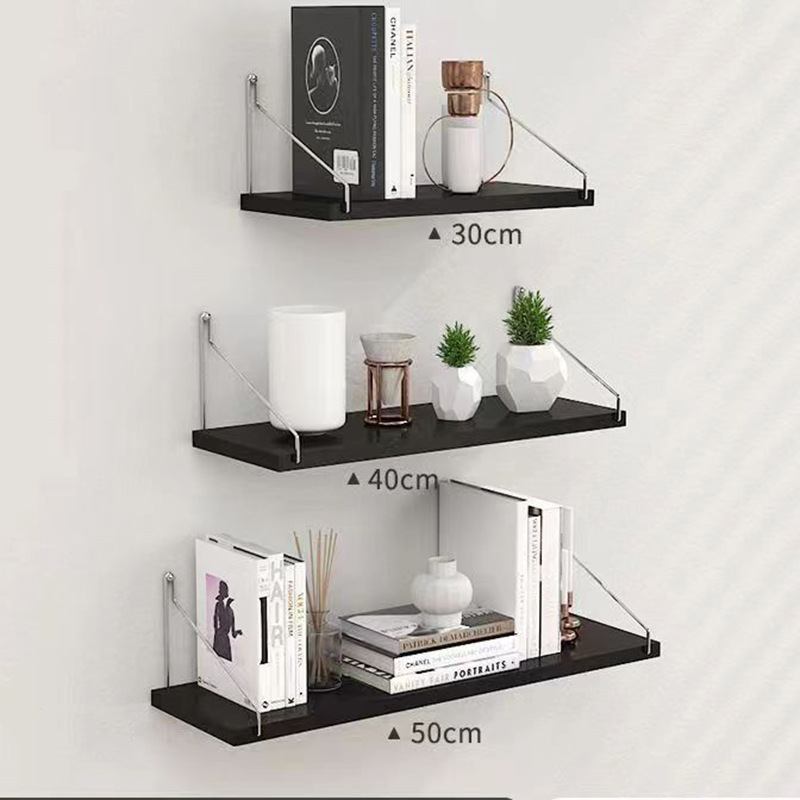 Punch-Free Wall Storage Rack Bedside Wall Hanging Partition Living Room Wall Projector Router Shelf Wall-Hanging Bookshelf