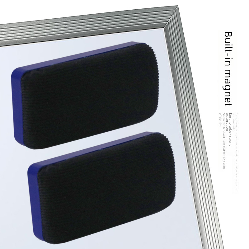 Magnetic whiteboard eraser manufacturers for large and small flannel Miscellaneous cloth magnetic plastic easy-to-erase chalk blackboard eraser brush