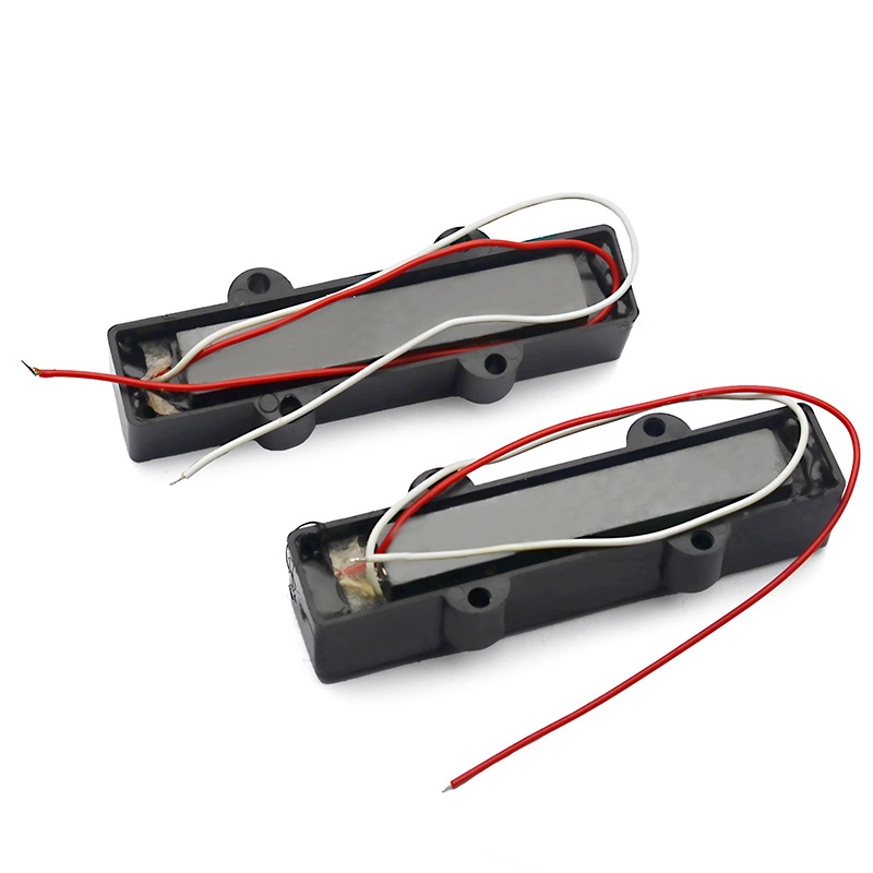 Jazz Four-String Five-String Jb Electric Bass Pickup Metal Open Single Coil Jb Electric Bass Pickup Black