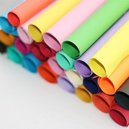 Jiufeng Color Paper-Large Sheet of Paper Fully Open to 2 Open 1 Open Customized Colorful Cardboard Size Environmentally Friendly Colorful Thick Cardboard