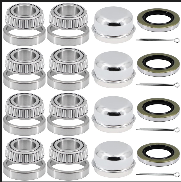 4 комплекта подходят для подшипниковой группы прицепа с валом 1 дюйм L44643/L44610