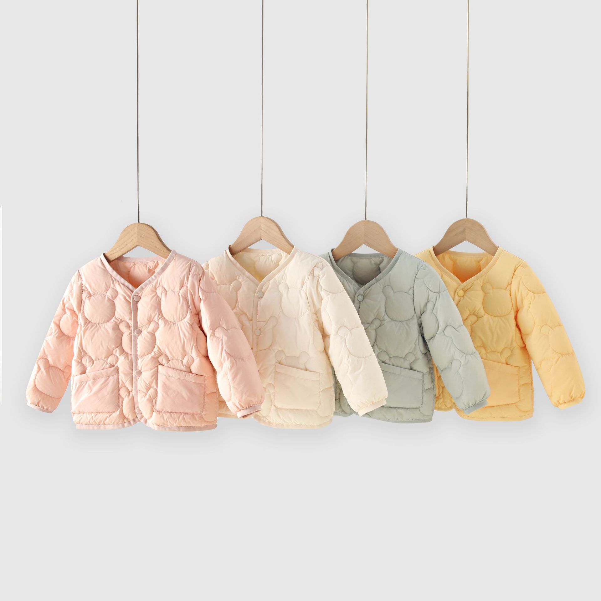 90% белого утиного пуха детская куртка подкладка для мальчиков и девочек длинный рукав для младенцев осень и зима