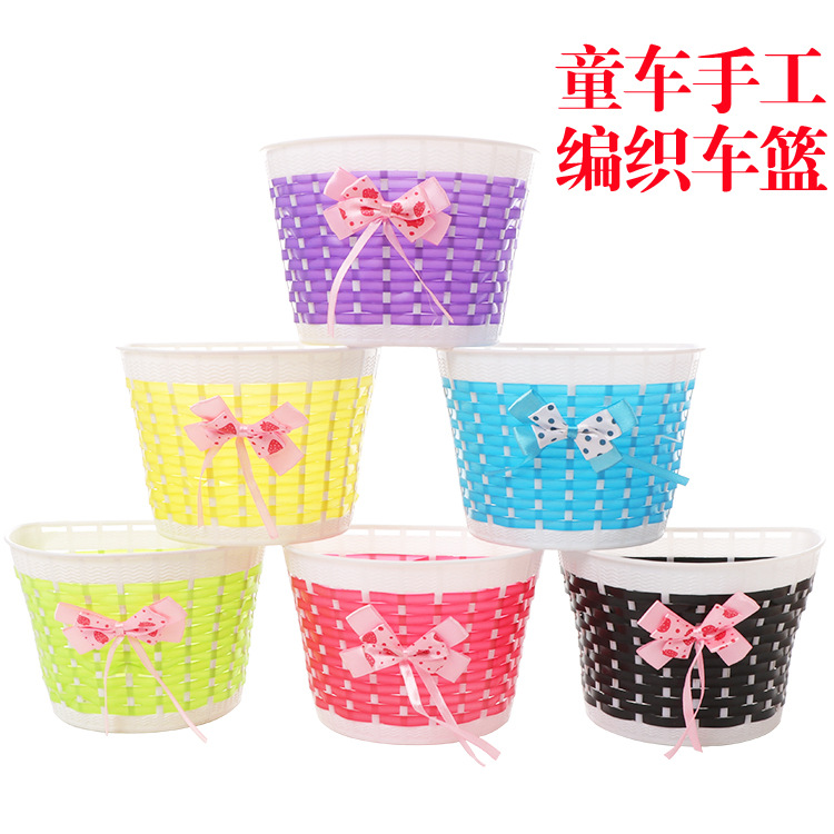 В наличии, детский самокат с корзиной, маленький размер, ручная плетеная корзина для коляски