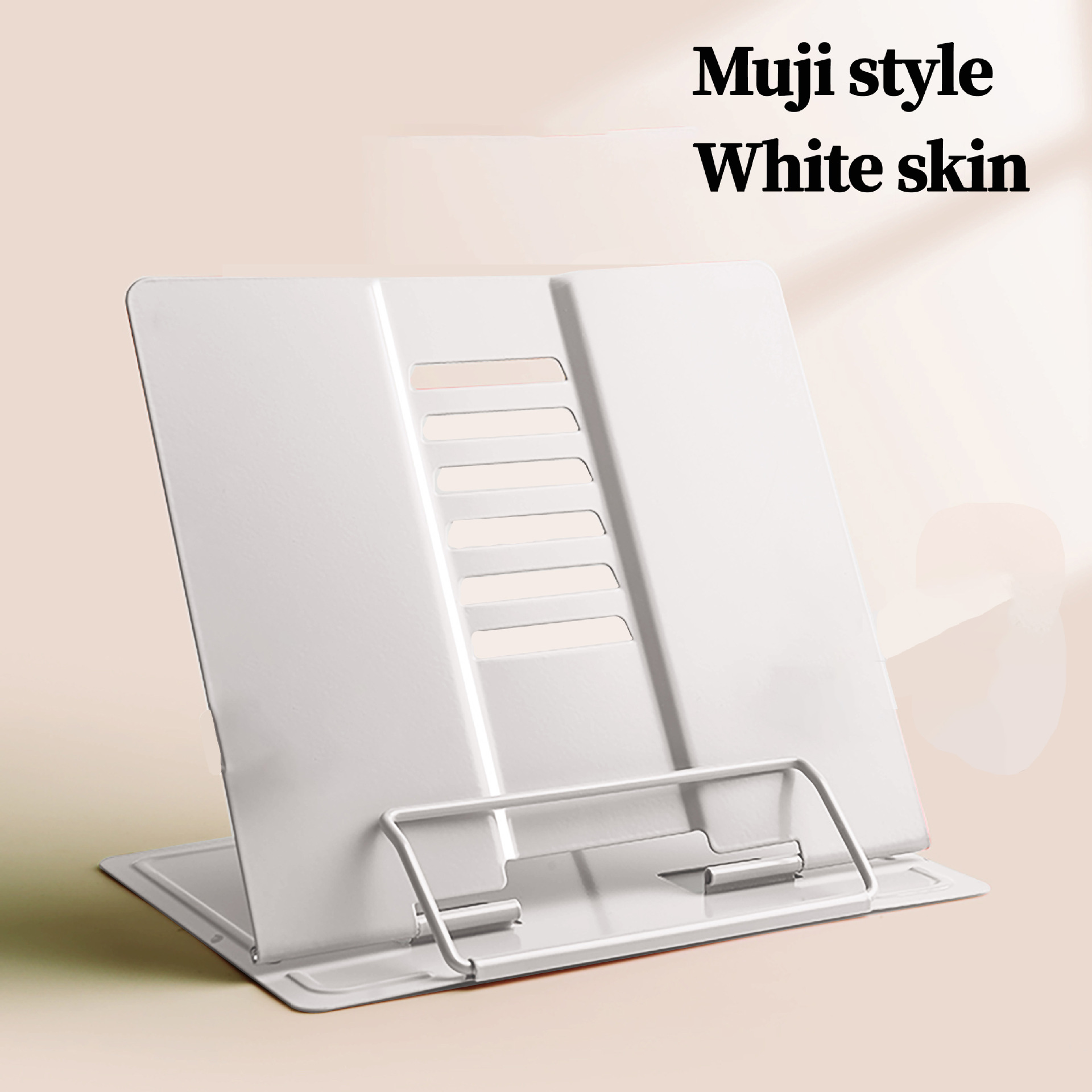 Casual Reading Stand Reading Stand Adjustable Simple Bookshelf Table Primary School Students Use Book Clips to Support Books