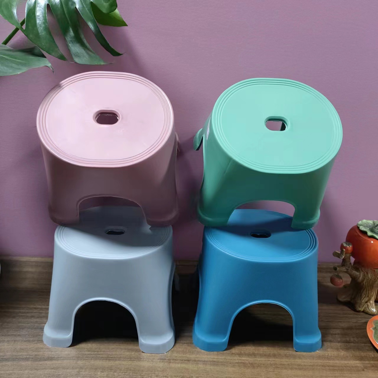 Оптовая продажа, утолщенный пластиковый стул, стул для обуви, стул для ванной, маленькая скамейка, детский стул, рекламный стул