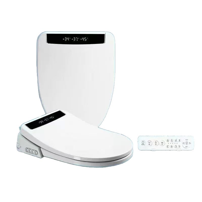 Domestic Smart Toilet Seat for Home Use, Fully Automatic Flip-Top Toilet Seat with Electric Flushing, Drying, and Heating