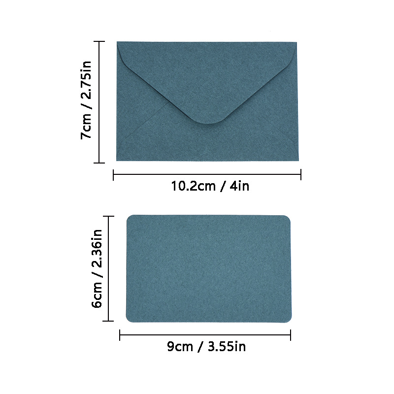 Factory wholesale color blank envelope wholesale creative retro envelope invitation Enterprise logo envelope printing