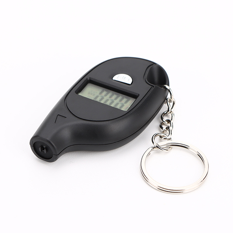 Cross-Border Hot-Selling Mini Digital Tire Pressure Gauge Keychain Type High-Precision Portable Monitoring Car Tire Pressure Manufacturer Direct Sales