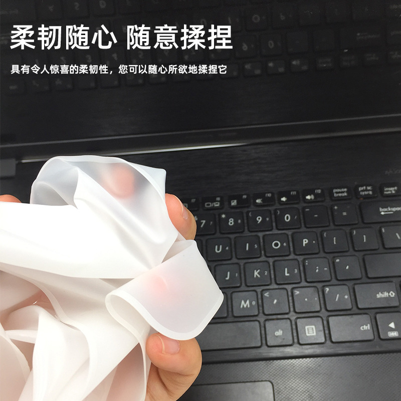 Laptop Keyboard Film Silicone 14/ 15.6inch Keyboard Protective Film Cartoon Dust Cover Universal Film