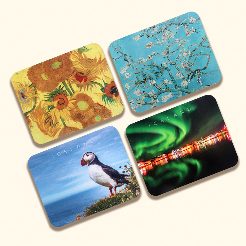 Van Gogh Oil Painting Mouse Pad Home Office Desktop Small Thickened Gaming E-Sports Keyboard Pad