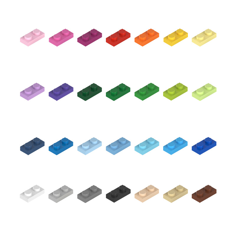 Building Blocks 3023 Small Particle Basic Accessories Bulk Weighing Short Bricks 1X2 Square Brick Parts