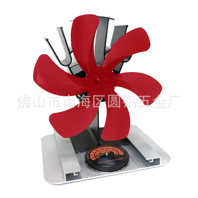 Фабричные продажи 2021 Новый 6-лопастной кросс-бордерный Amazon зарубежной торговли Европа и США тепловентилятор для камина