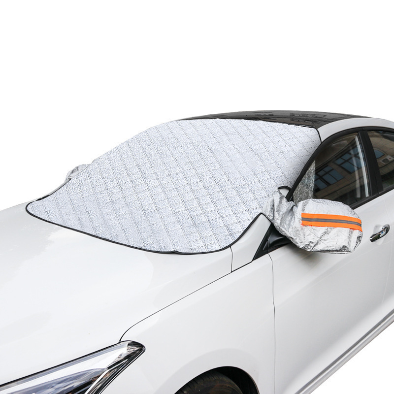 Car snow shield anti-frost front gear glass sun protection heat insulation sunshade thickened anti-freeze front gear snow cover