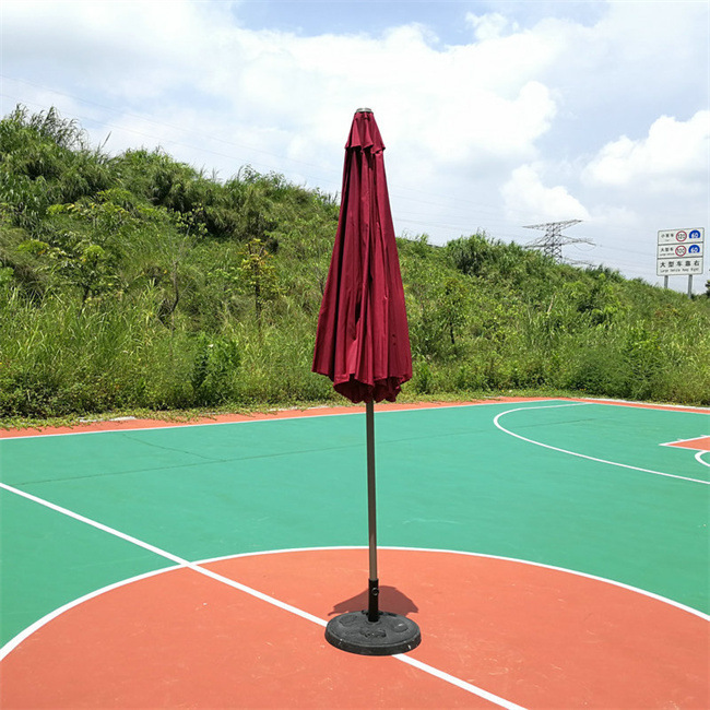 Booth dining scenic courtyard garden sun umbrella advertising umbrella can be printed outdoor sunshade pillar umbrella