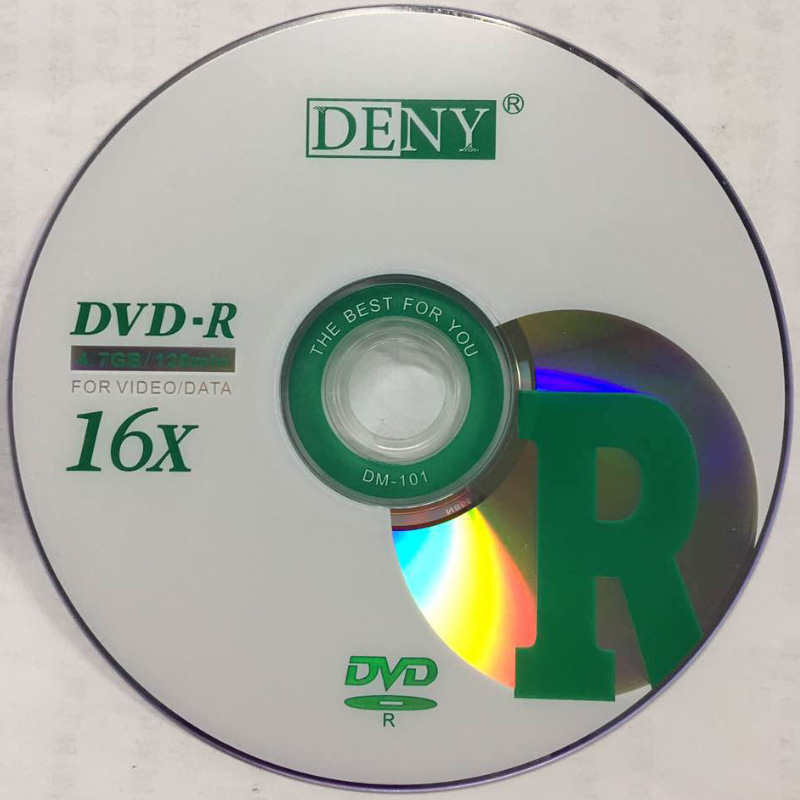 Oem Customized Dvd-R 16Xa Grade Neutral Blank Discs, 50 Pieces in a Plastic Container, Customizable