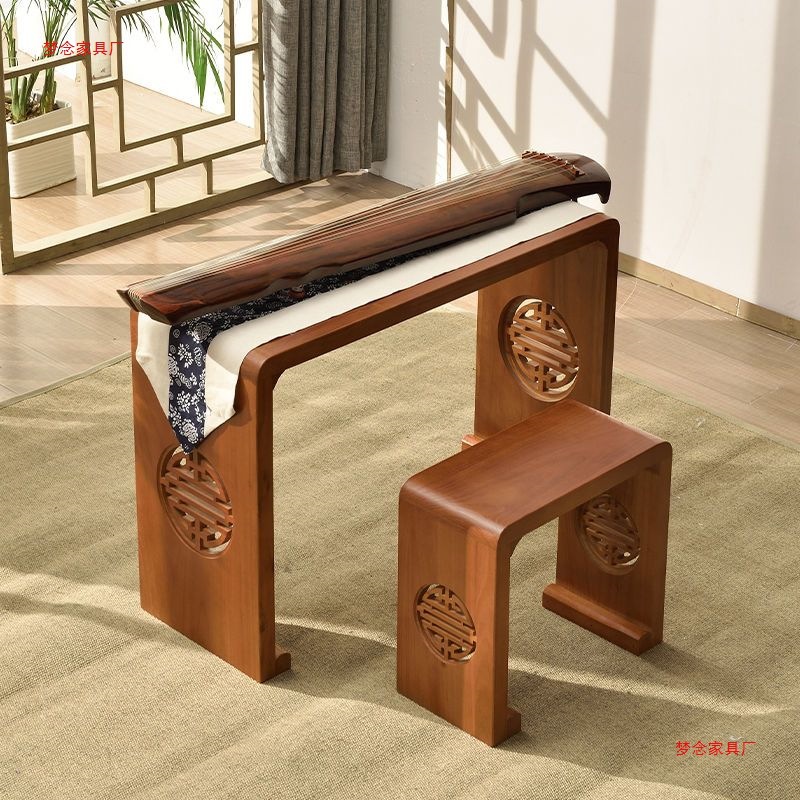 Бесплатная доставка, стол и стулья для гуцина, стол для каллиграфии, имитационный стол для гуцина, стол и стулья для чайного искусства, каркас стола для эфемерного барабана, стол и стулья из цельного дерева из павловнии