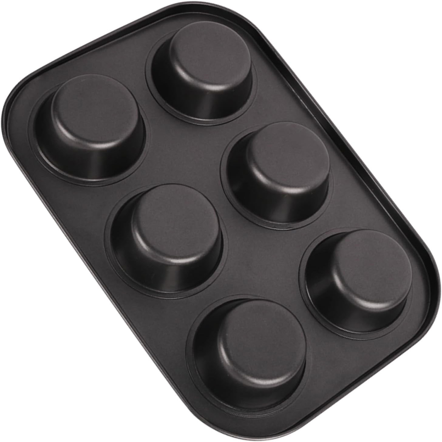 Fcm Cross-Border 4/6/12 Non-Stick Cake Mold Carbon Steel Mold Thickeneded Baking Pan Commercial Household Muffin Cup Baking